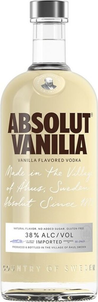 Absolut Vanilia 1L Schottland vodka 100.00 cl 40.0 % Image du produit 