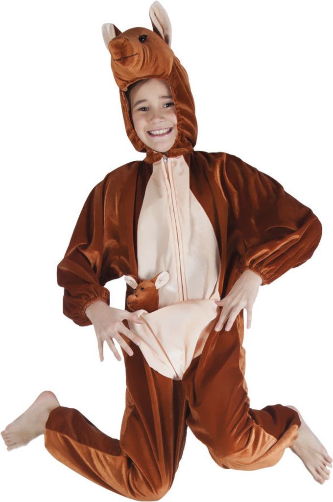 B88024-140 Känguru Kostüm Kinder Gr.bis max. 140 cm Produktbild 