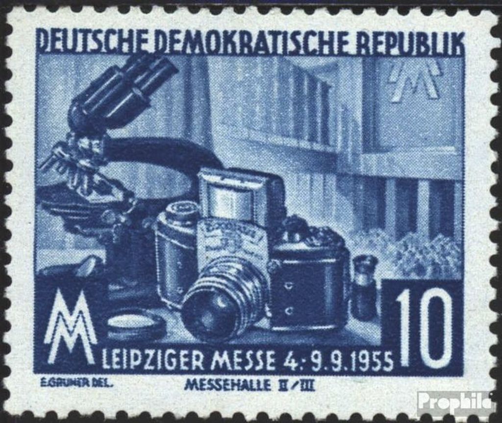 Briefmarken DDR 1955 Mi 479 postfrisch Leipziger Herbstmesse