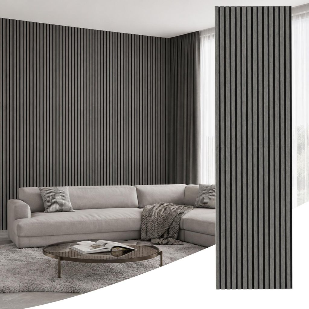 Akustický panel Vigevee, drevený, 240x60 cm, skladací, Obrázok produktu 