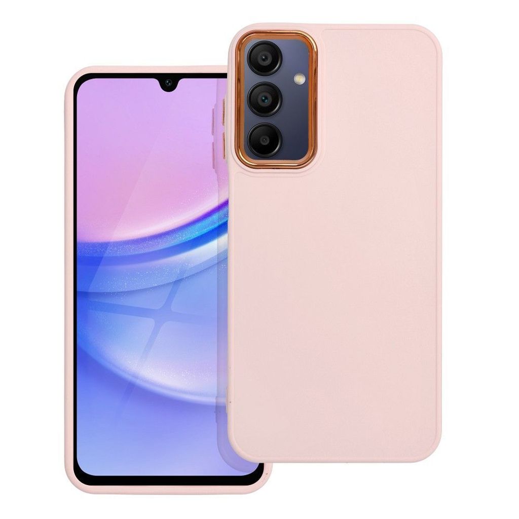 FRAME Handyhülle für SAMSUNG Galaxy A15 4G / A15 5G puderrosa