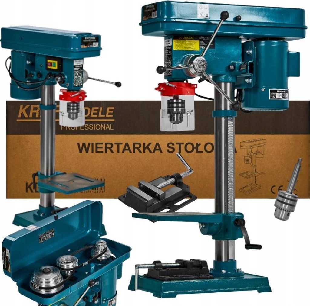 Wiertarka Stołowa Kolumnowa Indukcyjna Słupowa 1450W + Zdjęcie produktu 