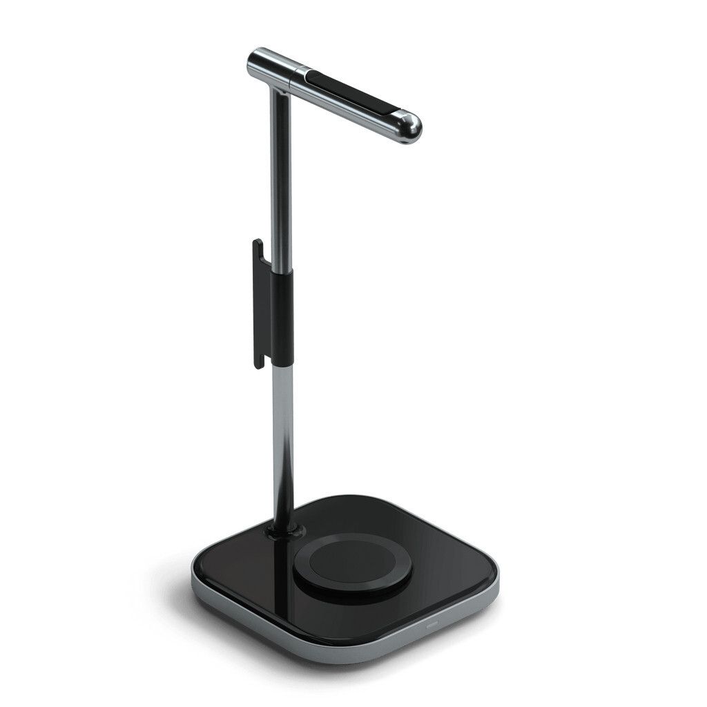 Satechi 2in1 Headphone Stand with Wireless Charger Space Produktbild 