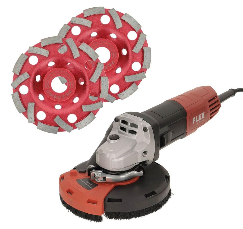 FLEX brúska na betón 1100 W + 2x diamantová brúsna miska Obrázok produktu 