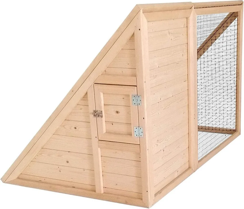 Poulailler AVA Forest Style en bois avec enclos pour 2 poules - 1,5 m²