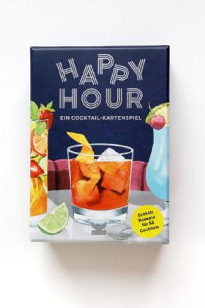 Happy Hour. Ein Cocktail-Kartenspiel. Quartett