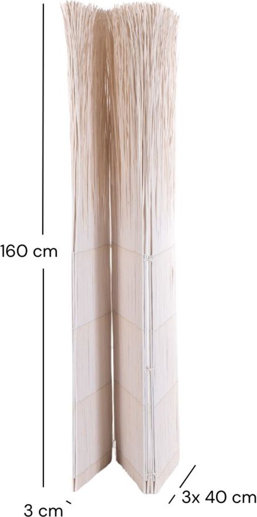 PARAVENT NATURE | weiß, 160X120CM (LXB) WEIDE | Produktbild 2