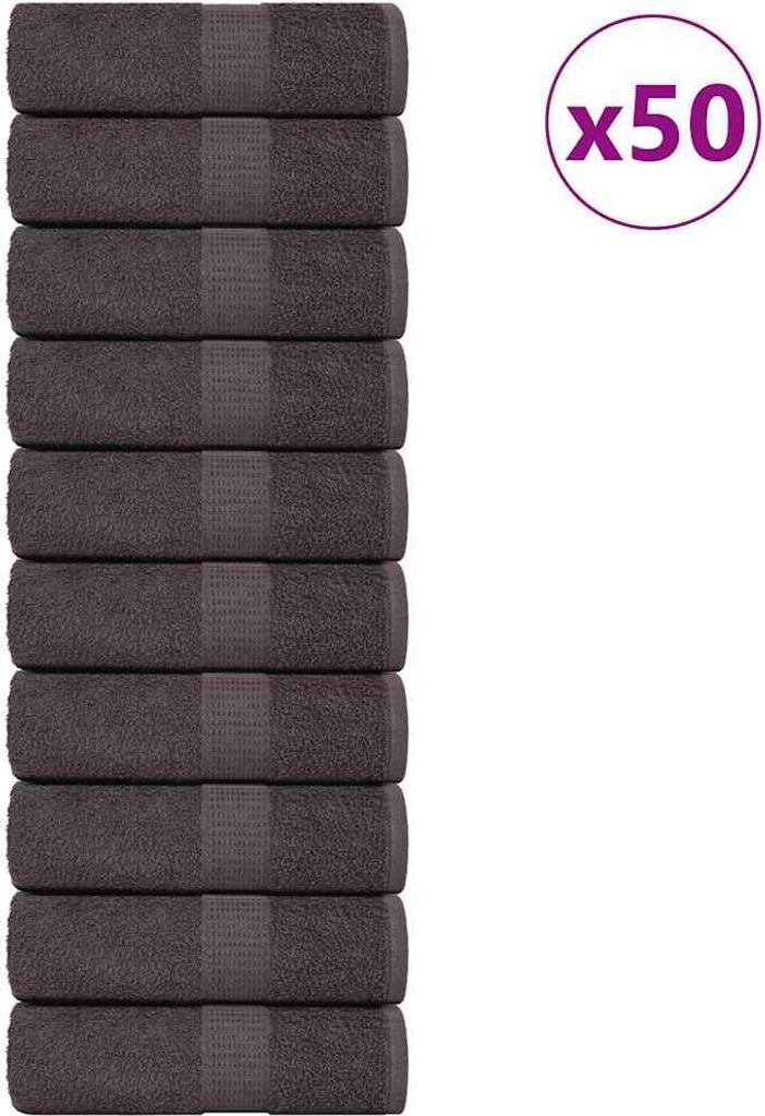 Waschlappen FROGN 50 Stk. Anthrazit 15x21 cm 360 g/m²