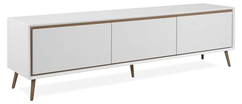Meuble TV Longueur 175 cm ARONA à 3 Rangements Fermés - Grand Format