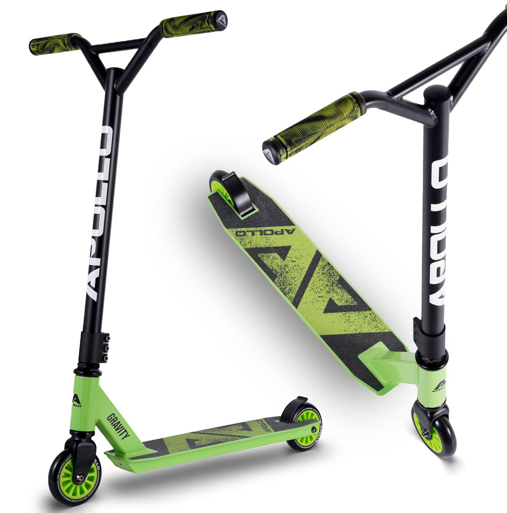 Apollo Stunt Scooter Gravity Grün für Kinder und Teenager, Produktbild 
