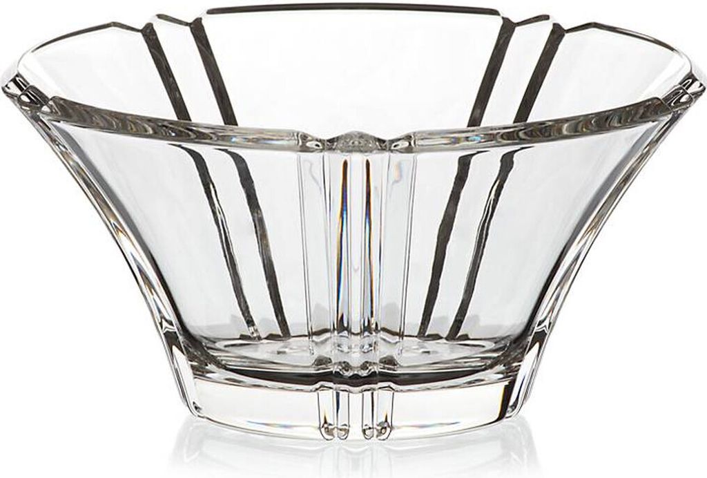 Schale Nadine 21,5cm, Transparent, aus Bleikristall