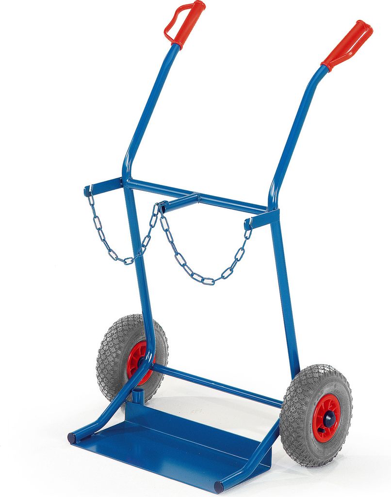 Rollcart Stahlflaschenkarre, Typ:Vollgummiräder
