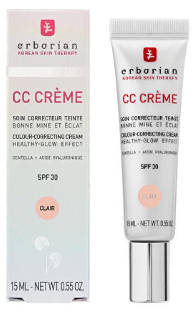 Erborian CC Crème, CC-crème, 15 ml, Lichte tint, Geschikt Productafbeelding 
