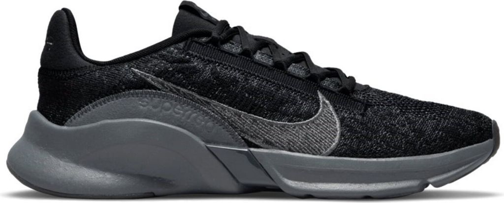 Nike Super Rep Herren Laufschuh in Schwarz, Größe 7.5