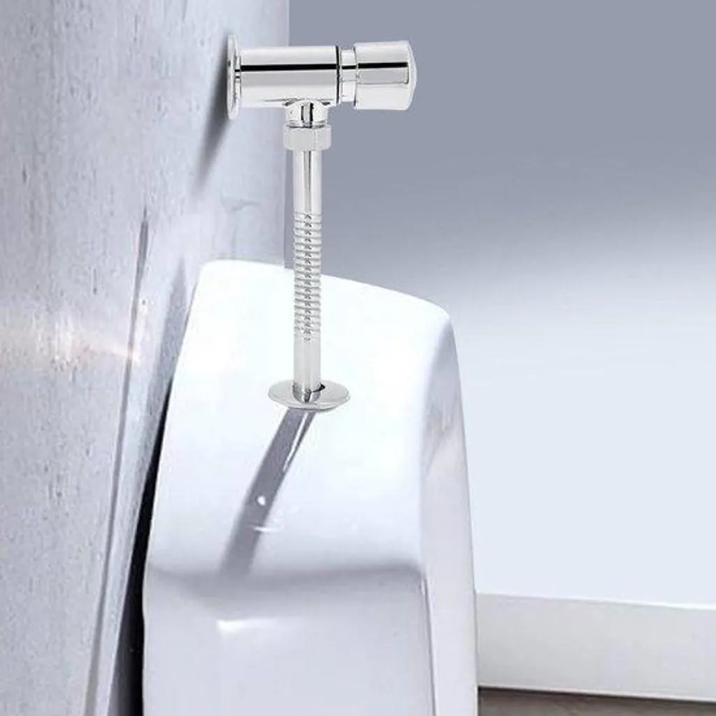 Mécanisme de chasse d'eau à pression double bouton en zinc chromé 50mm