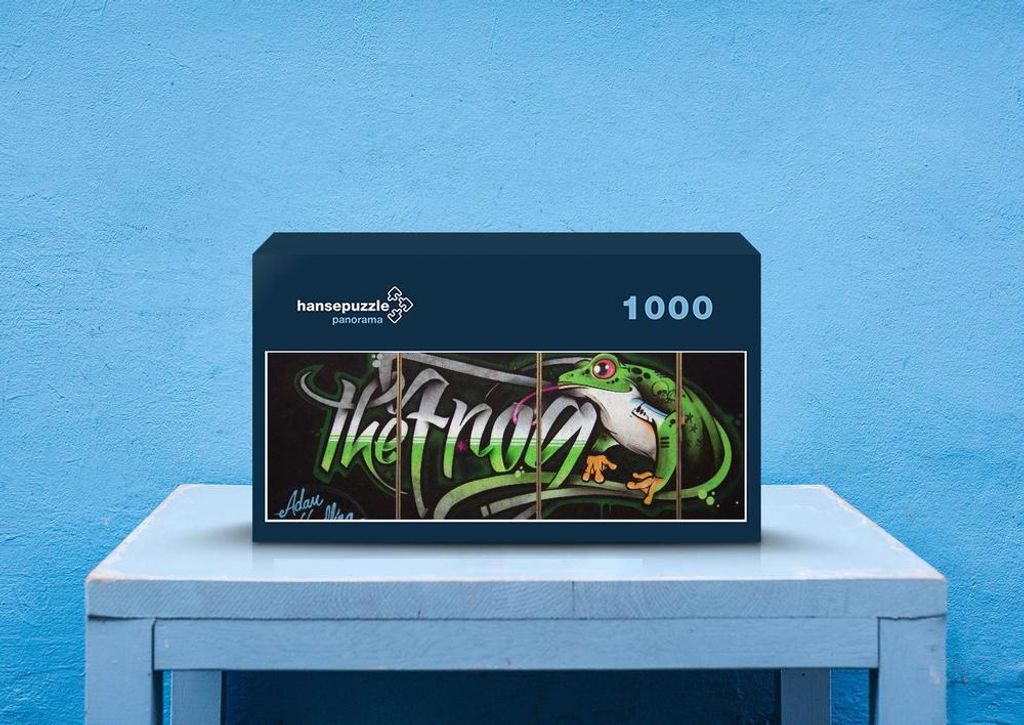 hansepuzzle 54671 - Grafiti Puzzle, 1050 Teile, Hintergründe, 60,0 x 46,0cm mit hochwertiger Aufbewahrung, Kartonbox & Beutel