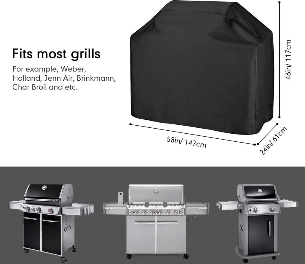 Kryt na plynový gril Kryt na gril vodotesný Kryt na gril s Obrázok produktu 5