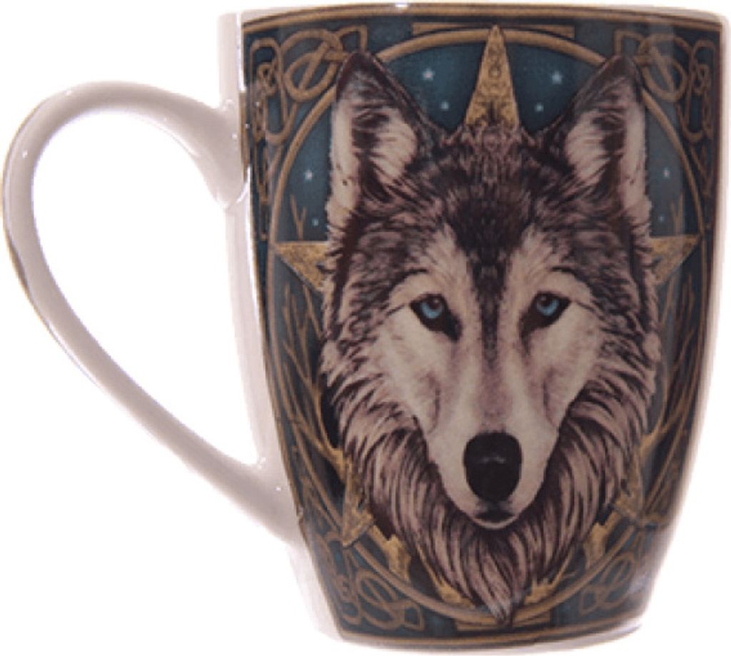 Lisa Parker Becher Tasse Porzellan Wolfskopf 300ml Produktbild 