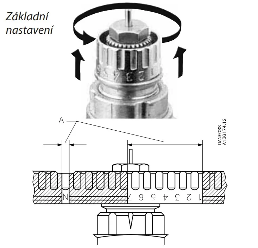 Vanne Danfoss RA-N 10 DN 10 équerre réglable pour radiateur eau chaude - 4