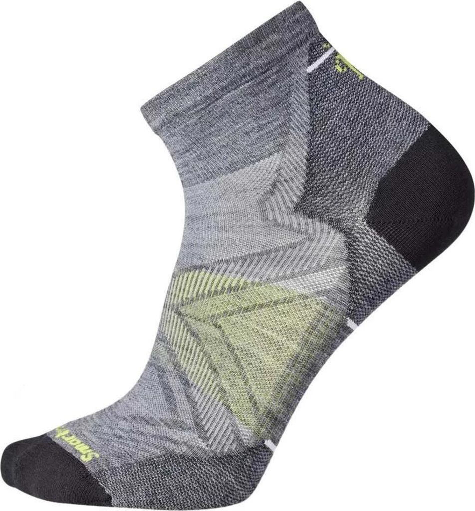 SMARTWOOL Zero Cushion Ankle Laufsocken aus Wolle grau EU Produktbild 