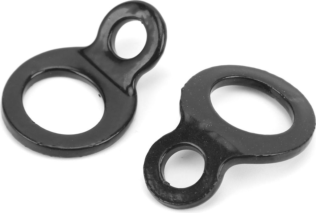 Paar Anhänger-Spannringe D-förmiger Edelstahl für Motorrad, Fahrrad, Kajak, ATV
