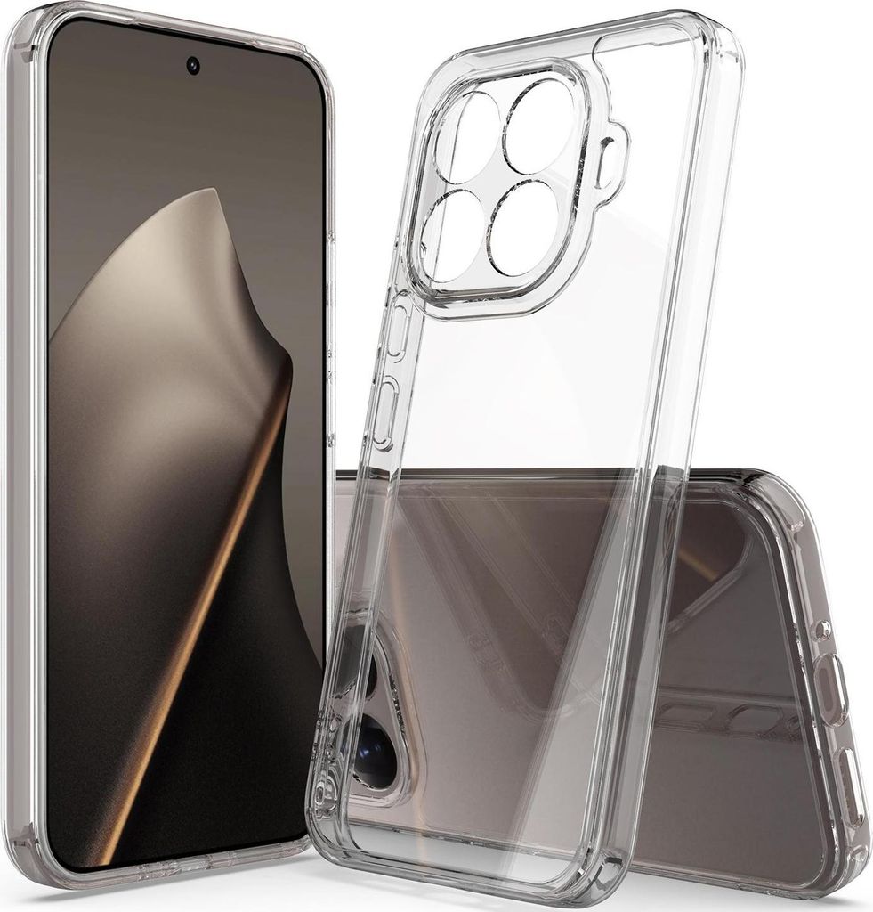 Hülle für Xiaomi 15T Pro - Phonesta Scratchproof Back Cover - Transparent