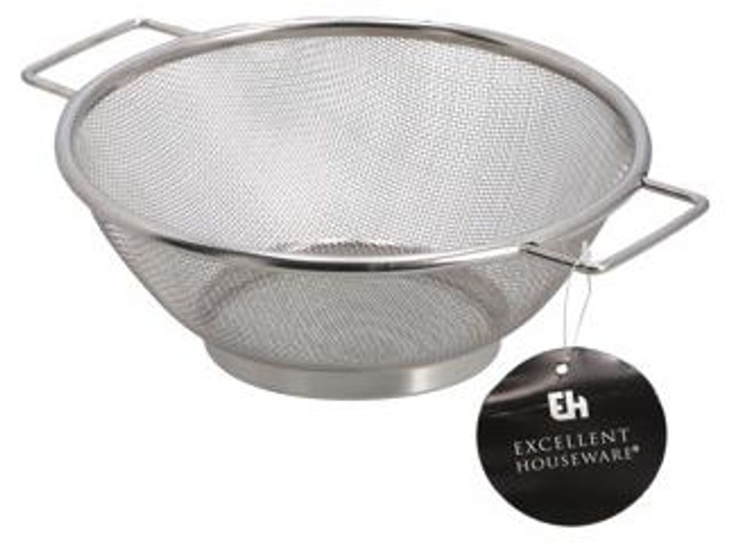 Cestello Scolapasta In Acciaio Inossidabile 304 Per Verdura - 18 Cm - Multiuso, Lavabile In Lavastoviglie, Argento