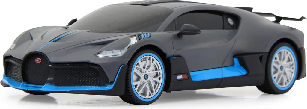 Voiture télécommandée Bugatti Divo Jamara 1:24 grise, jouet 2,4GHz