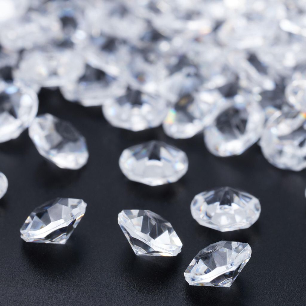 Relaxdays Decorazioni a forma di diamante, set da 1700 Immagine del prodotto 