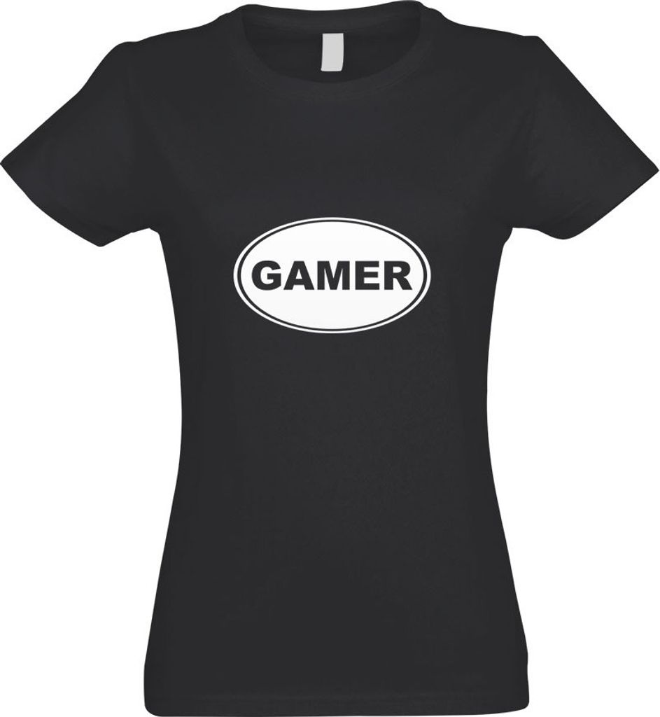 Kiwistar - T-Shirt tailliert - Damen - Graphit - Gamer - mit Motiv Bedruckt - Funshirt Design - Sport - Freizeit - Damen - M