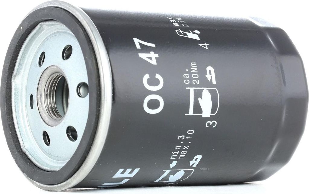Ölfilter MAHLE OC 47 Anschraubfilter für VW Golf VII Schrägheck (5G1, BQ1, BE1, BE2) Golf IV Schrägheck (1J1) POLO (9N) Transporter V Bus TOURAN