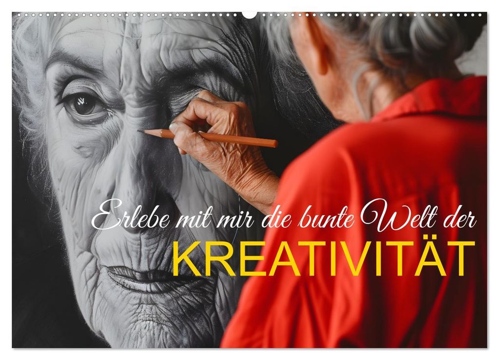 Erlebe mit mir die bunte Welt der Kreativität (Wandkalender 2027 DIN A2 quer), CALVENDO Monatskalender