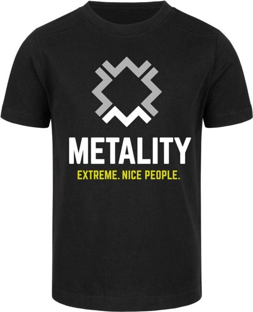 Metality T-Shirt Uni Kids Logo Shirt schwarz 140