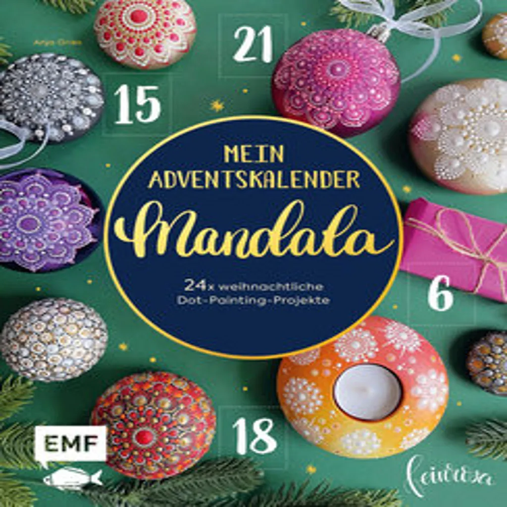 Activités Créatives Noël : Calendrier de l'Avent Mandala Dot Painting