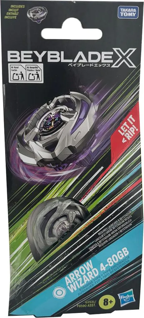Toupie Beyblade X en Pack Individuel - Accessoire de Duel Authentique