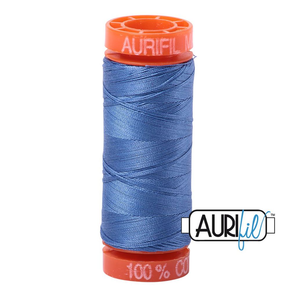 AURIfil Nähgarn MK50WT 1300m, 100% CO : 1128 Light Blue Violet AURIfil: 1128 Light Blue Violet