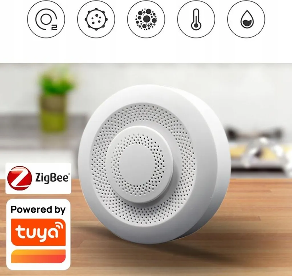 Éviter la Pollution Intérieure : Capteur CO2 et COV Tuya Zigbee Connecté