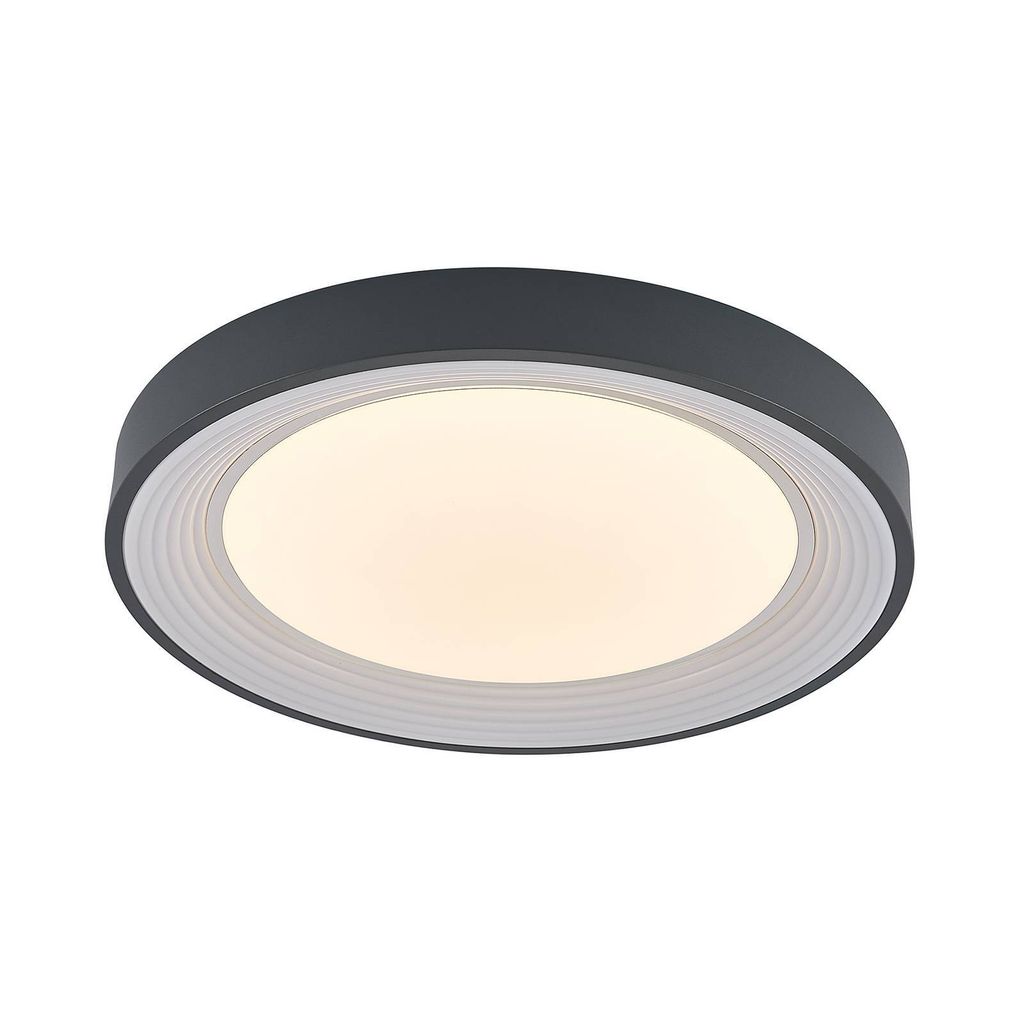 Lindby LED-Deckenleuchte Lindum, RGB, CCT, Remote, dimmbar