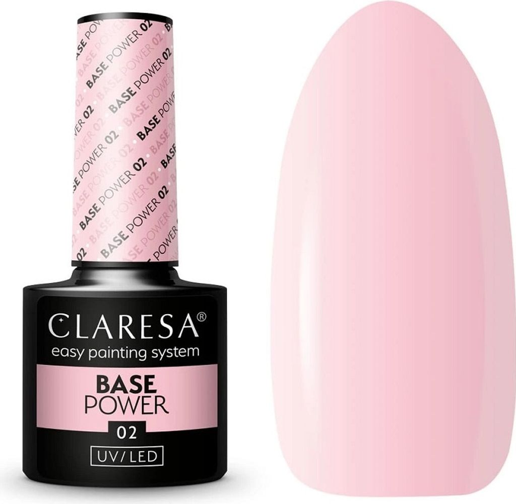 Claresa Hybrid-Basislack Base Power Nr. 02, 5 g - Produktbild 