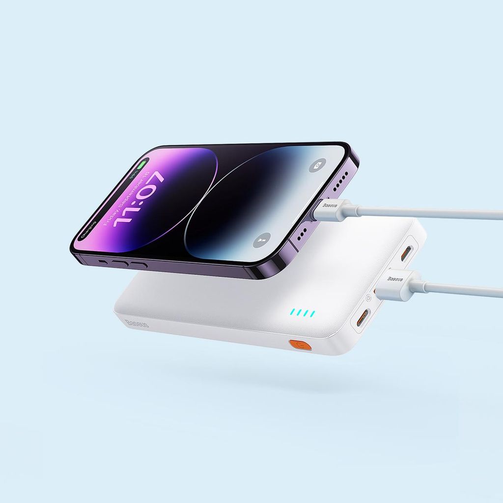 Baseus Airpow 20W Powerbank 10000mAh, Weiß Produktbild 