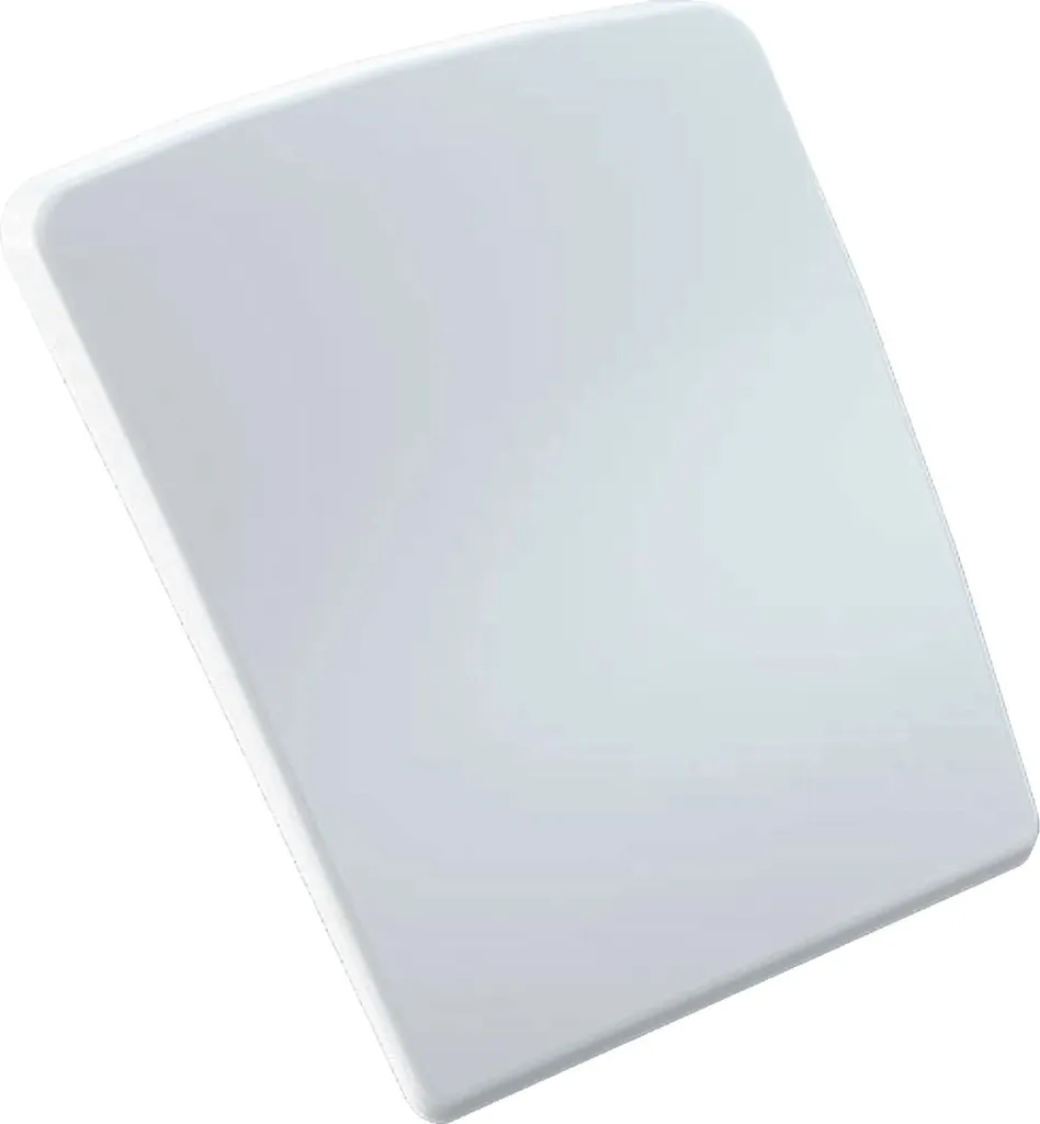 Geberit Pareo Coperchio per orinatoio bianco con cerniera cromata, 1 pz.