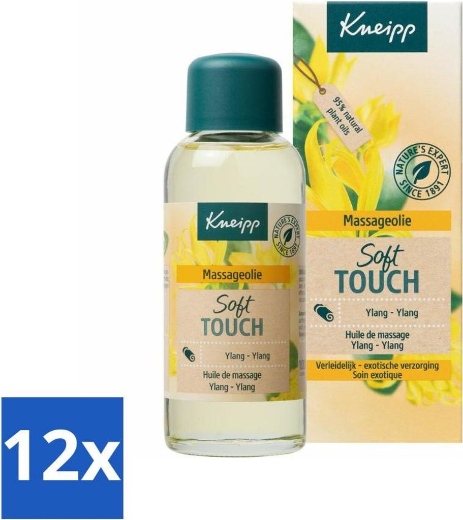 Kneipp - Massageöl - Ylang-Ylang - Vitamin E - Für alle Hauttypen - 100 ml - Vorteilspack - 12 Stücke