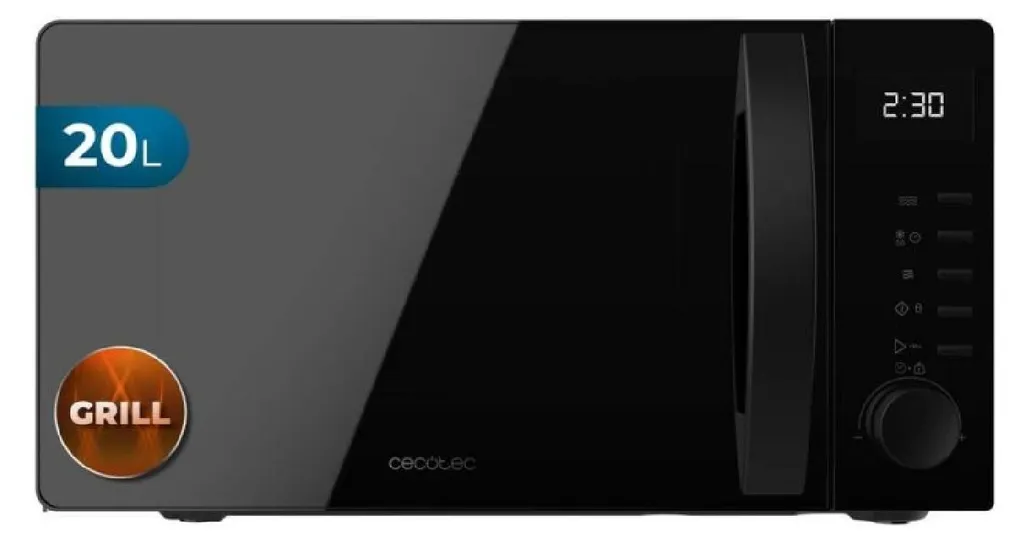 Micro-ondes Grill anti-salissures noir 20L technologie Proclean