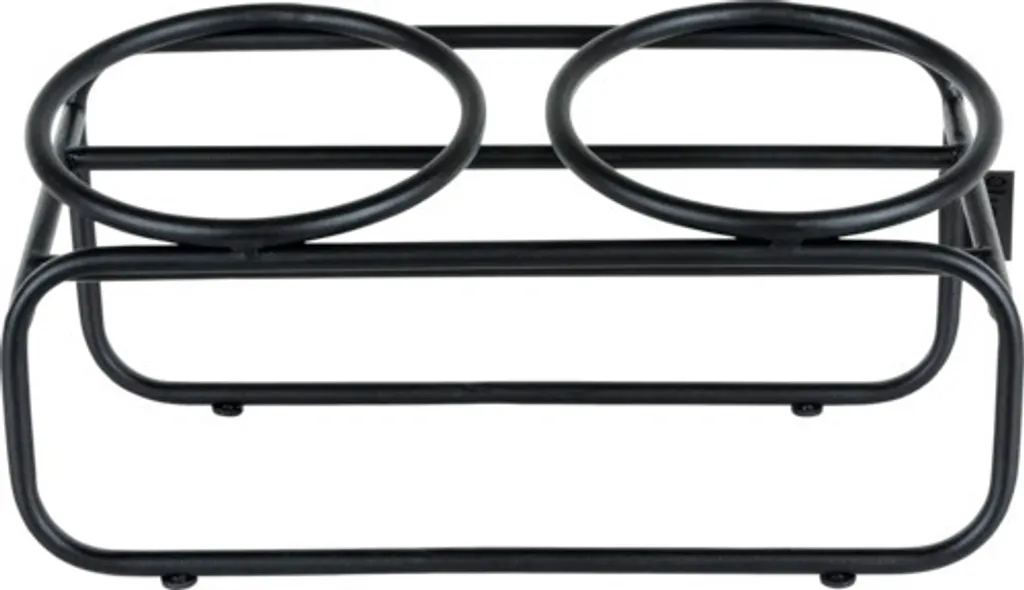 District 70 BUTLER Supporto Ciotola Doppio Acciaio - Accessori Gatto