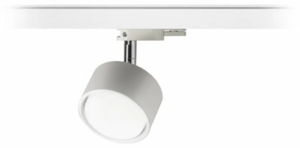 Luminaire PIXIE LED GX53 7W finition blanc chrome pour rail 230V
