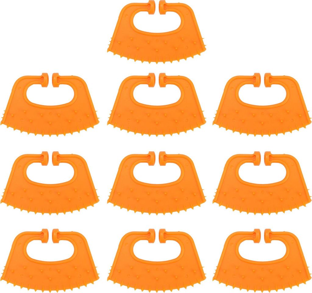 Kalber-Entwöhner, 10-tlg mit Dornen aus Kunststoff, verhindert Saugen bei Kälbern, für die Rinderhaltung