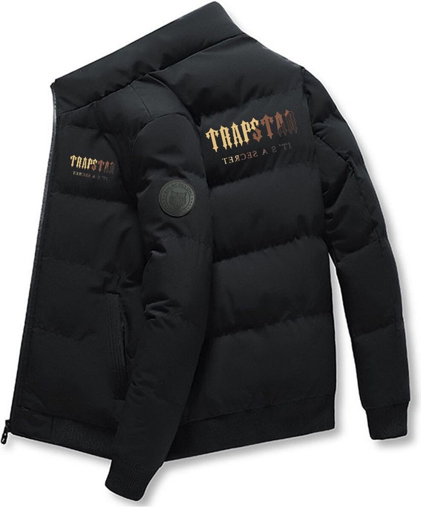 ASKSA Herren Winterjacke Steppjacke Warm Leichte Jacke Gelb