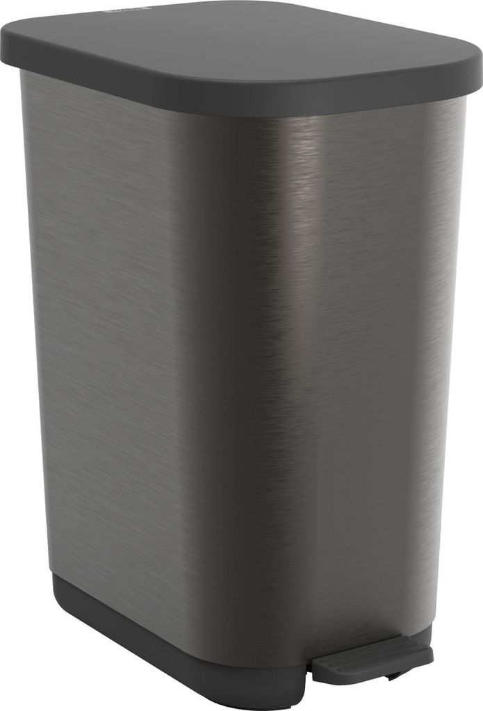 Rotho Treteimer Ribo 35 L schwarz Produktbild 
