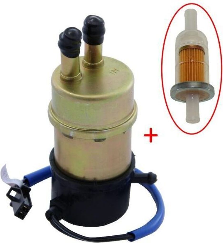 Pompa paliwa + filtr Pompa paliwa 10 mm Złącza proste 12 V Zdjęcie produktu 