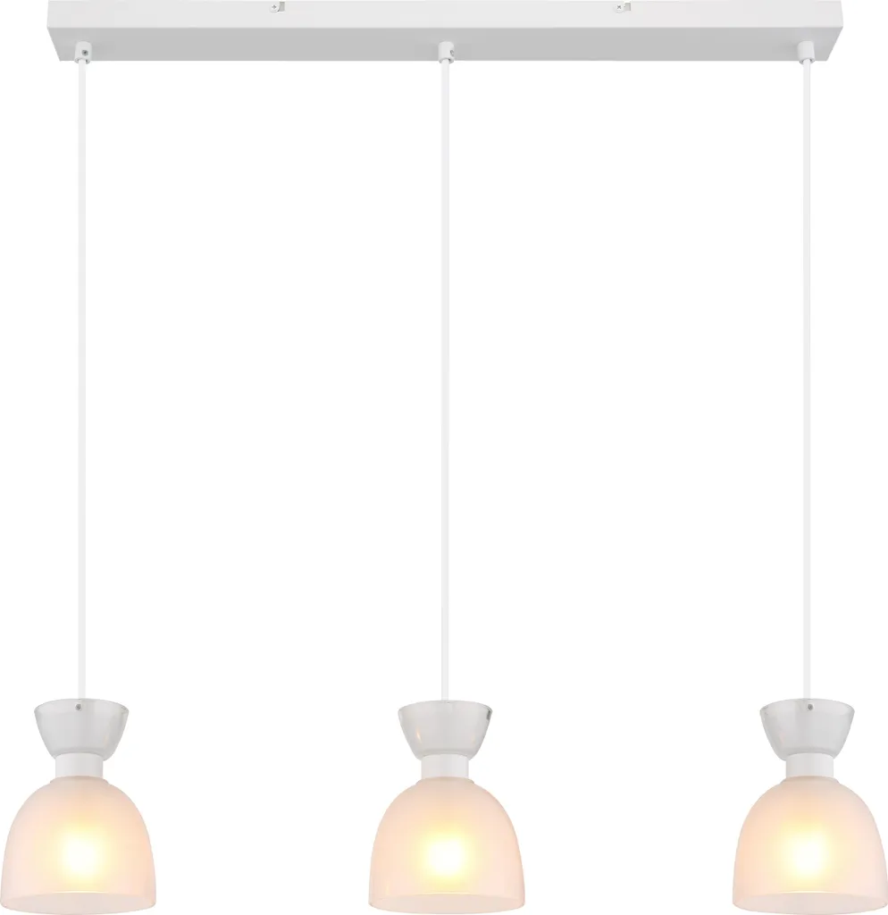 Suspension réglable blanche 56 cm - Solution plafonds bas et hauts